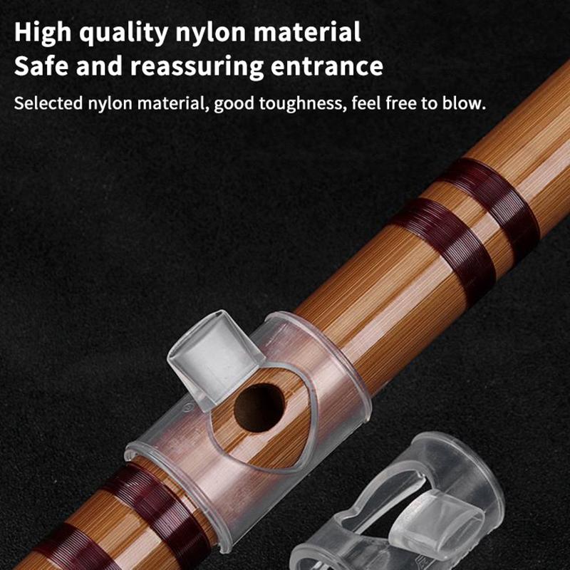 Musical Instrument You Blow Into - Boquilla de bambú para flauta, accesorio