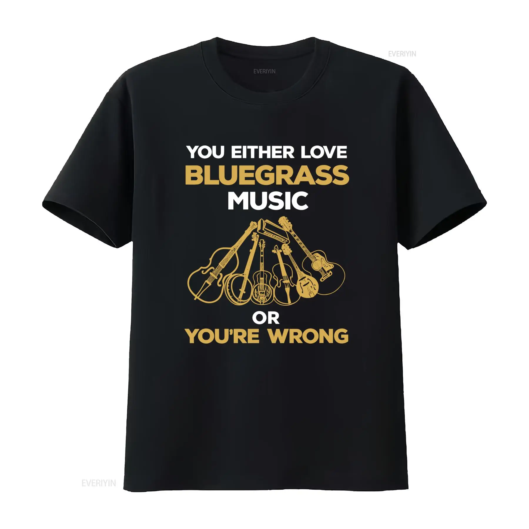 Musical Instrument Quotes - Camiseta informal con estampado de instrumentos