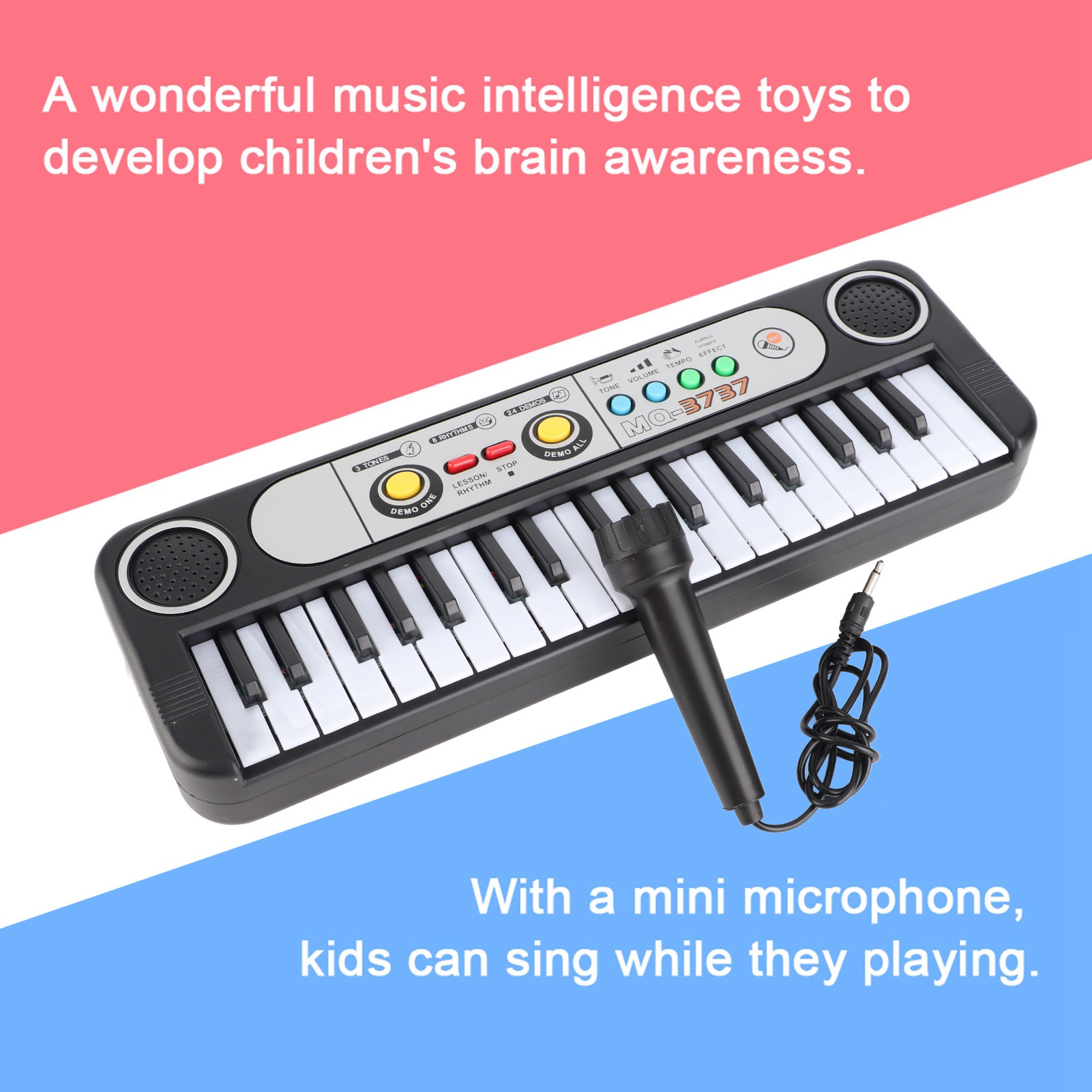 Musical Instrument Names - Piano Digital Eléctrico de 37 Teclas,