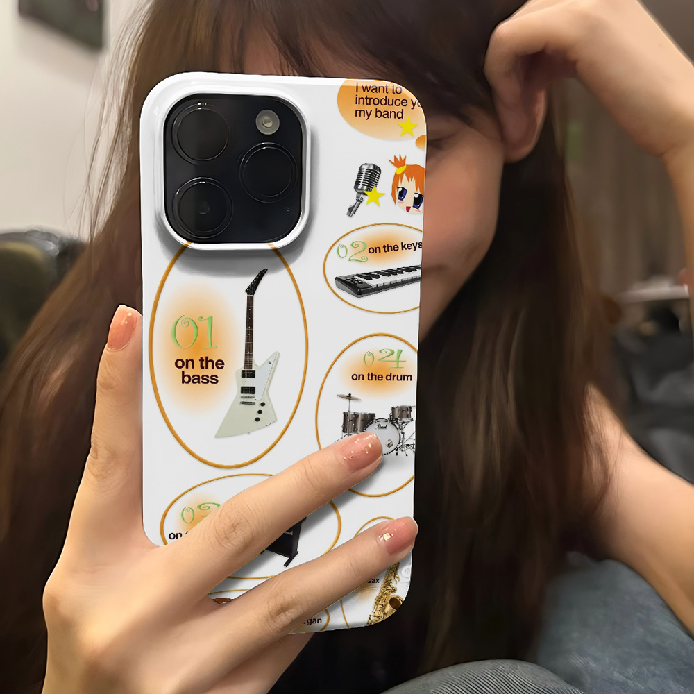 Musical Instruments List - Funda para Teléfono con Diseño de