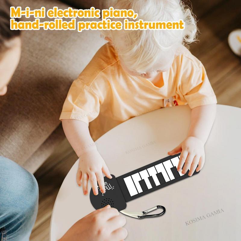 Musical Instrument Names - Piano Electrónico Enrollable de Silicona, Teclado