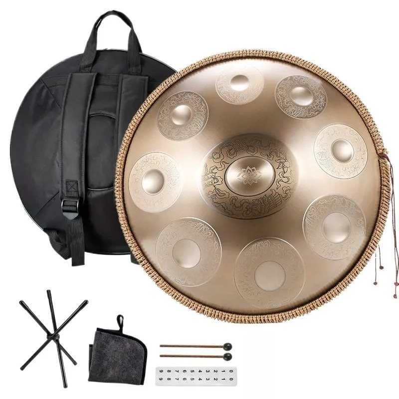 Musical Instrument Dulcimer - 18 pulgadas de acero inoxidable HandPan