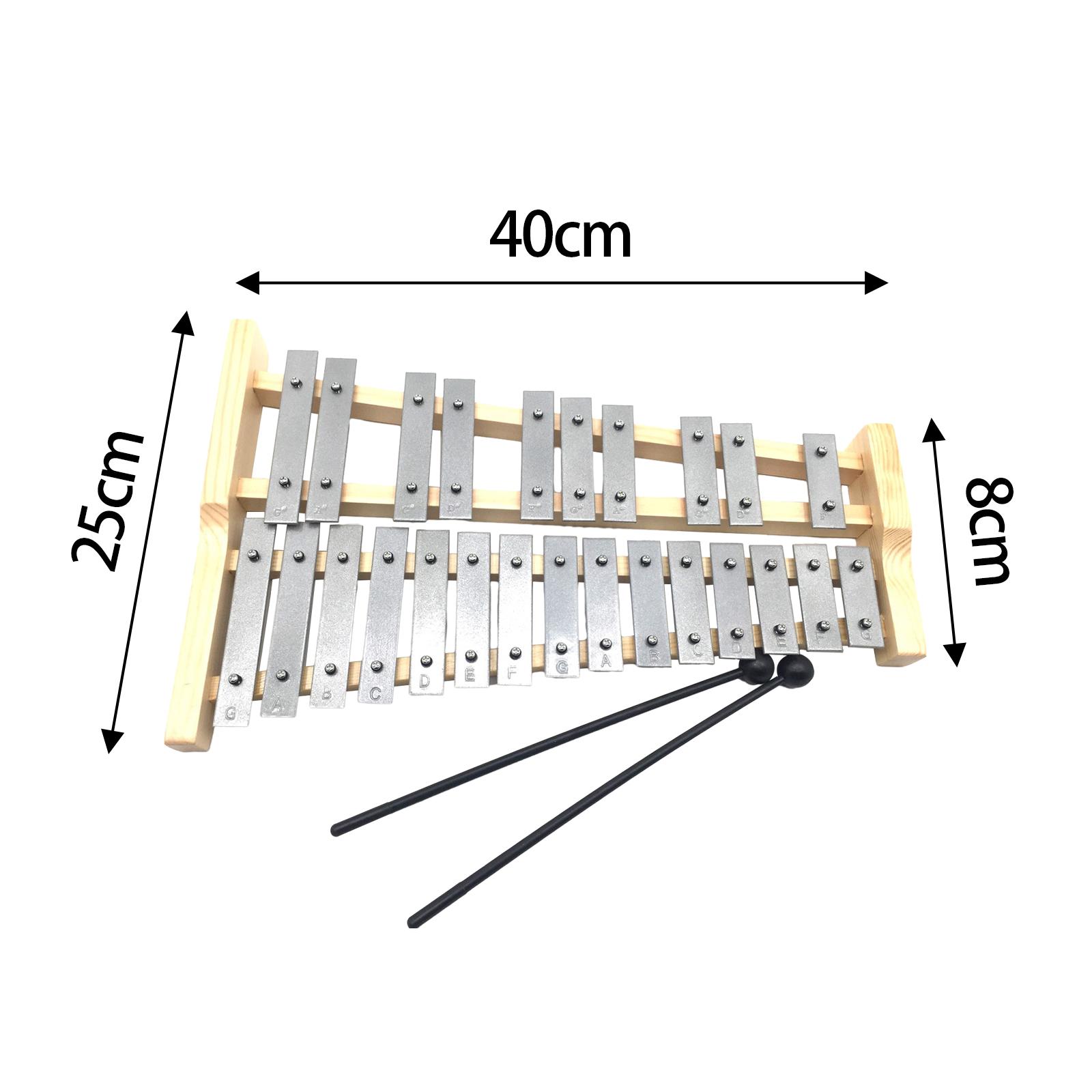 Musical Instrument Xylophone - Xilófono de 25 Notas con Teclas