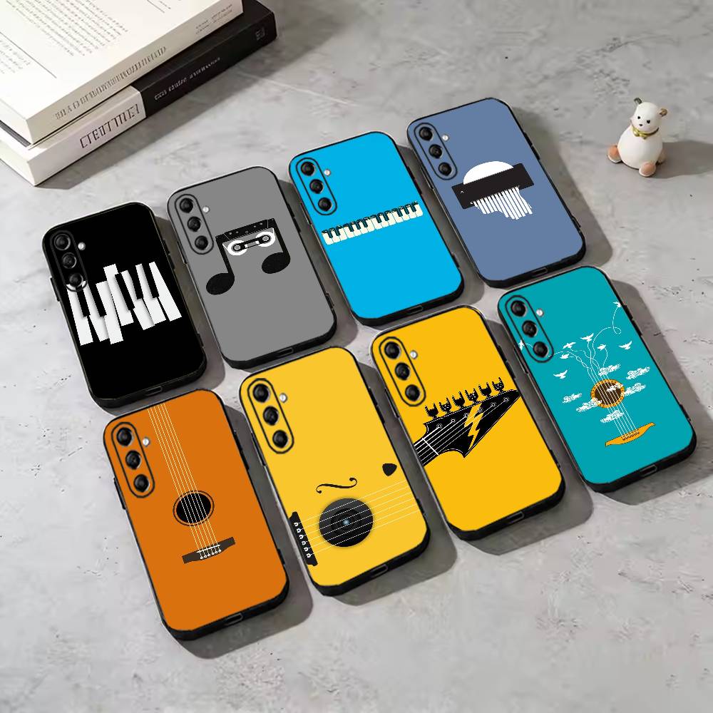 Musical Instrument Quotes - Funda minimalista para teléfono con diseño