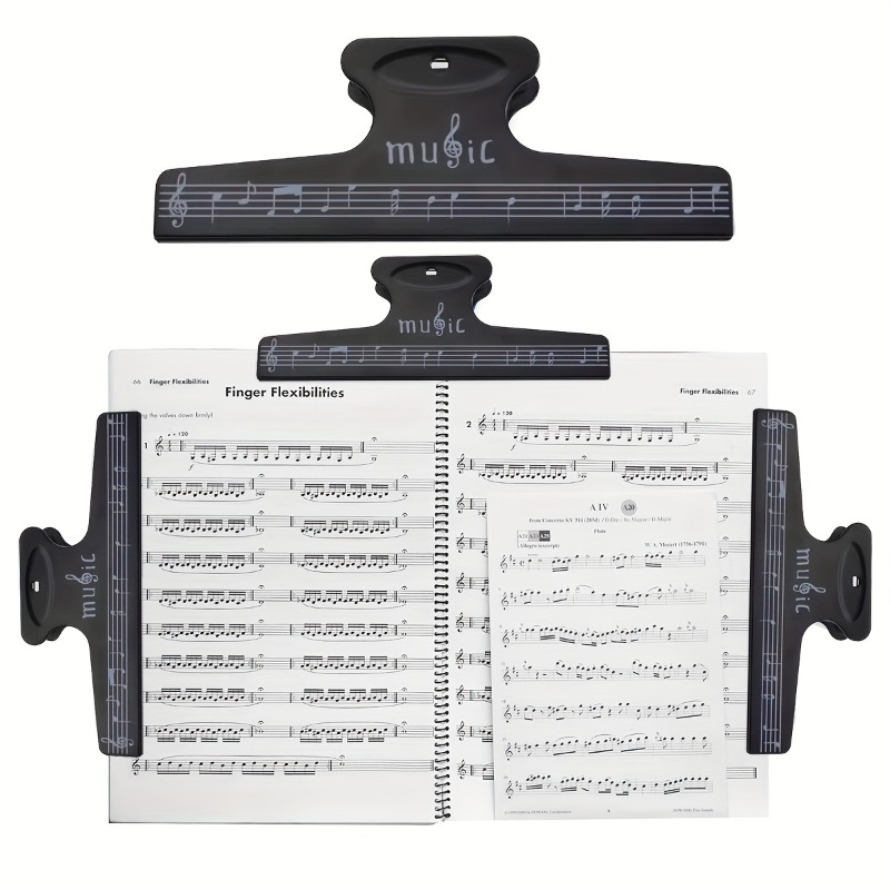Musical Instruments List - Clips para Partituras, Clips para Papelería,