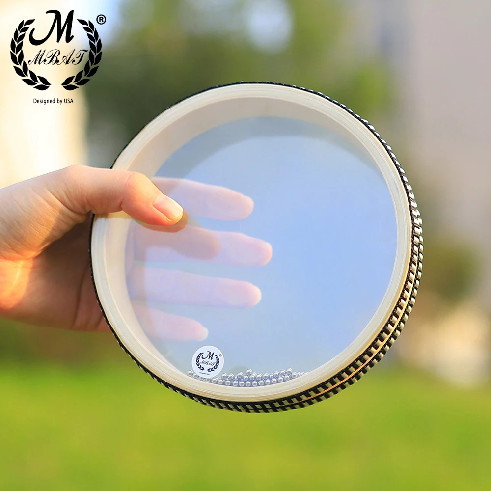 Musical Instrument Jewelry - M MBAT-tambor de mano con cuentas