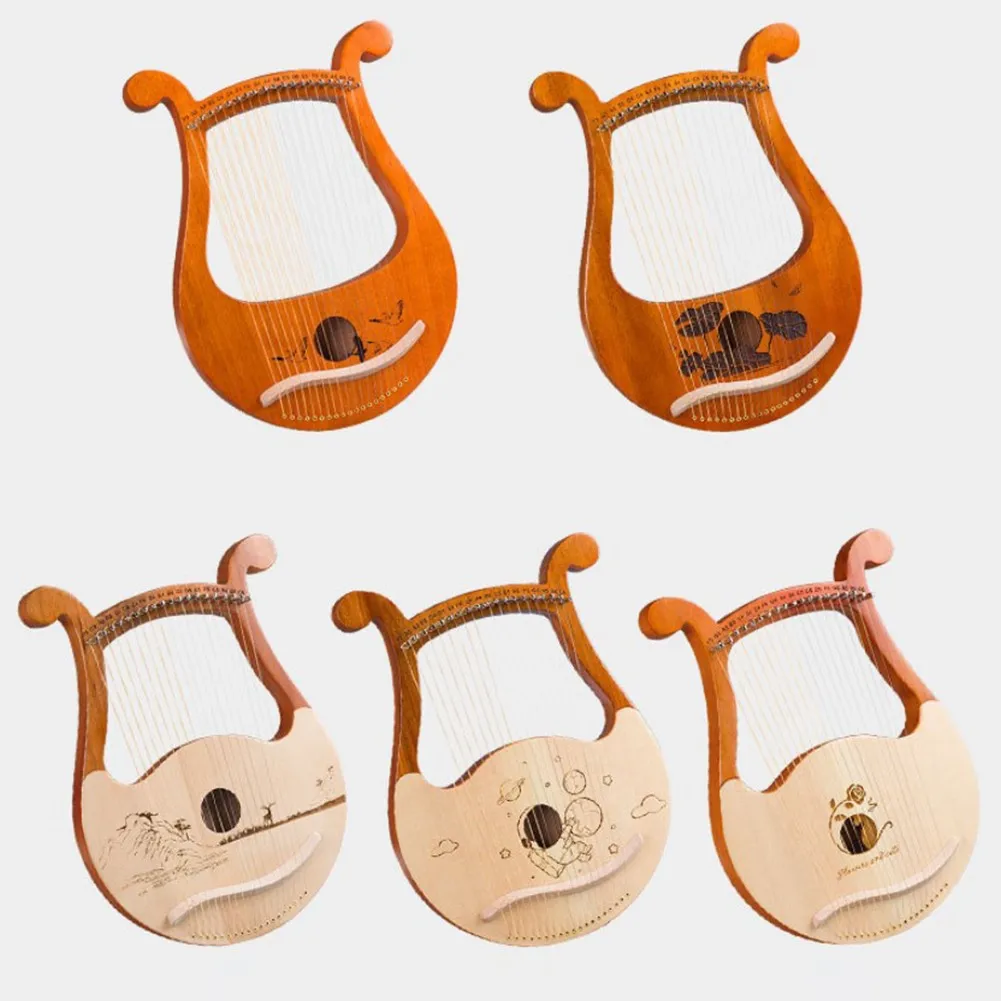 Musical Instrument Names - Arpa de Lira de 19 cuerdas