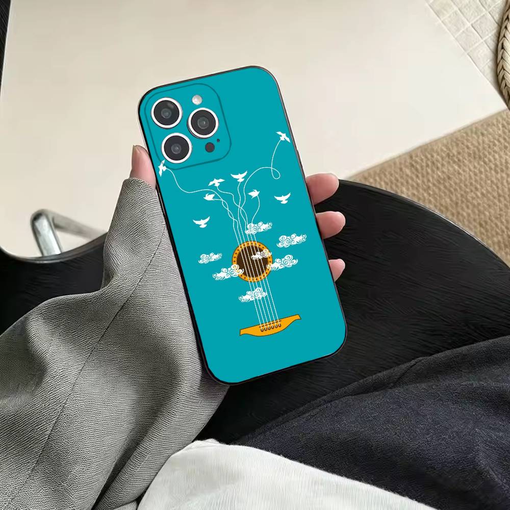 Funda Minimalista para Teléfon - Musical Instrument Quotes reseña y precio