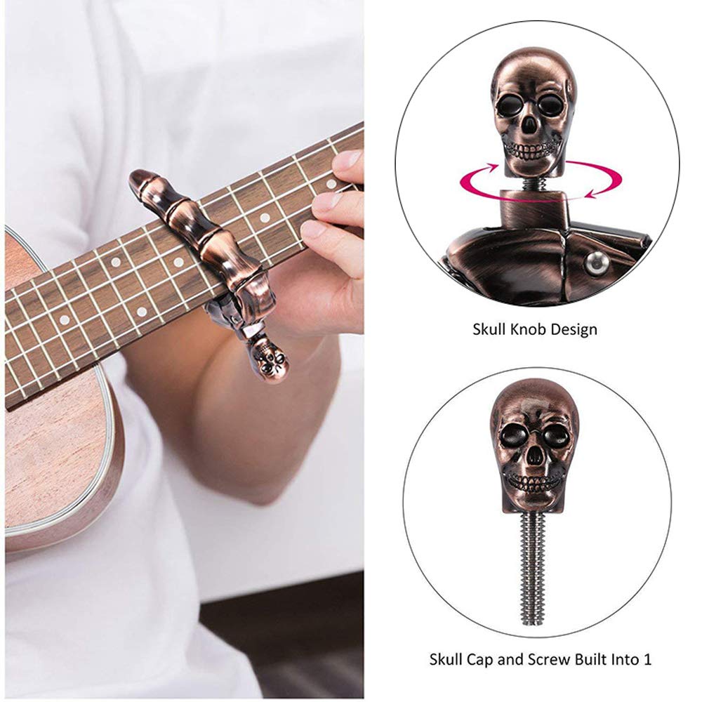 Capo de guitarra con diseño de - Musical Instrument Dulcimer reseña y precio