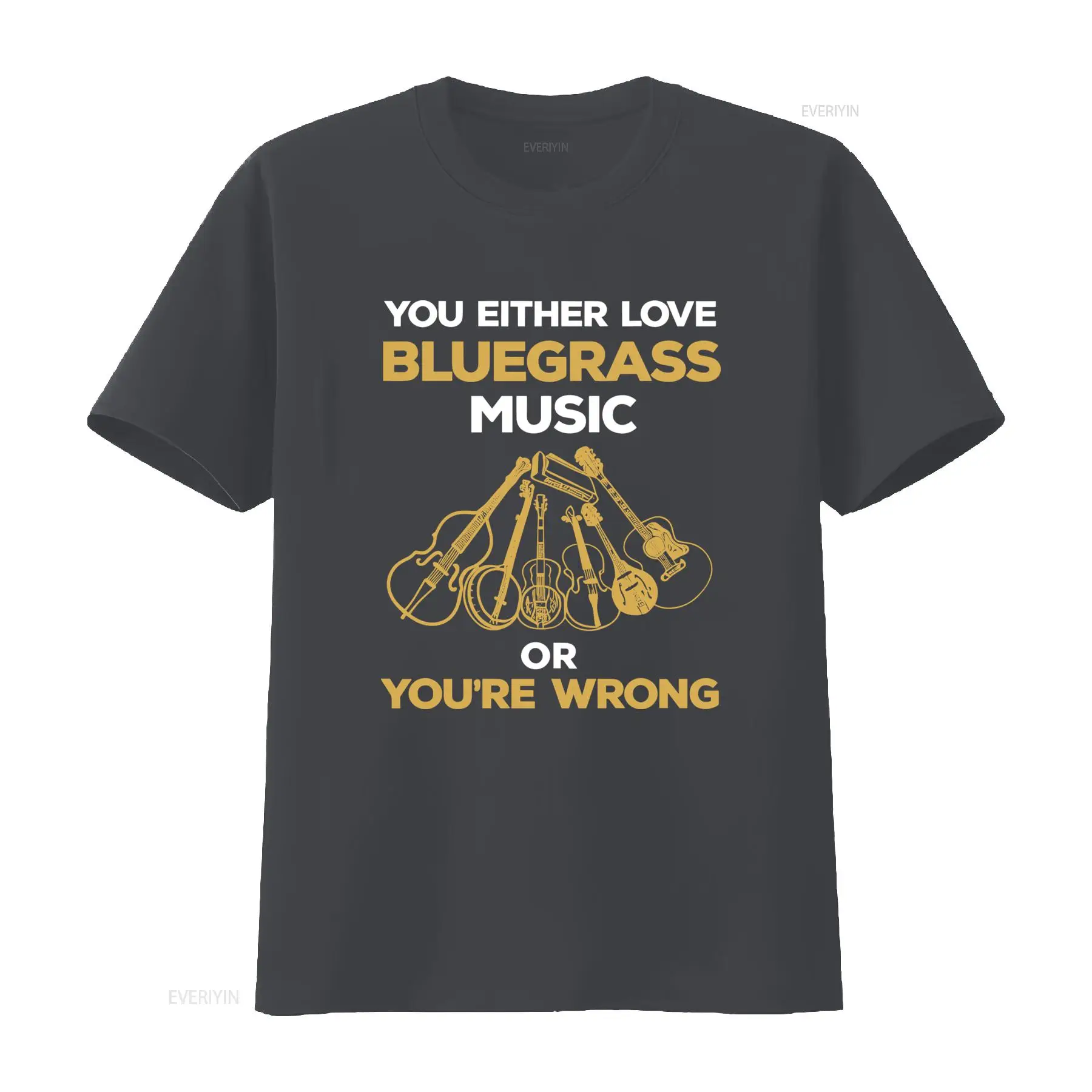 Camiseta informal con estampad - Musical Instrument Quotes reseña y precio