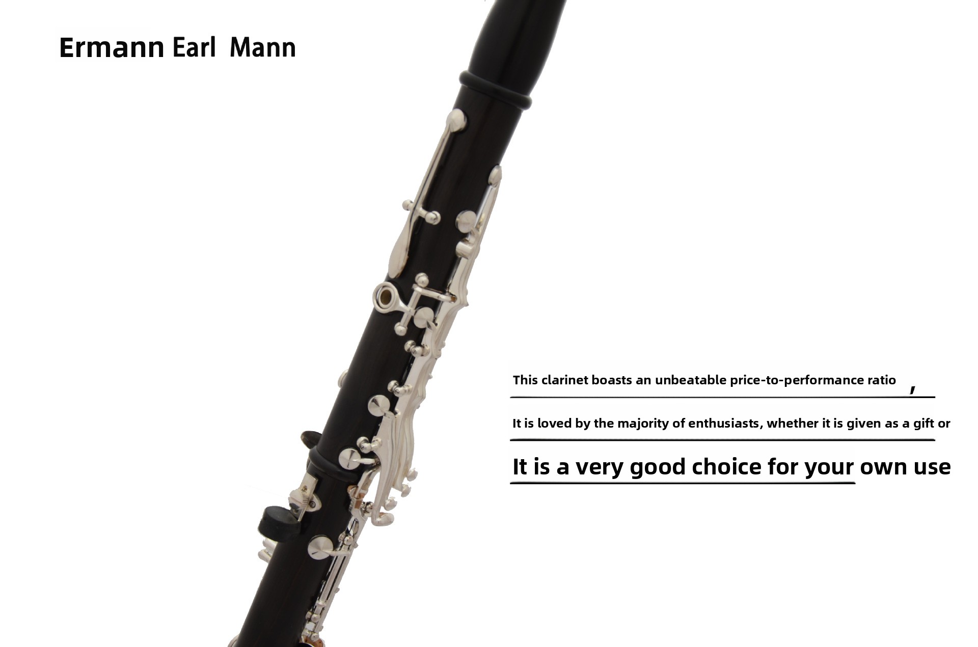 Clarinete Profesional de Ébano - Musical Instrument Manufacturers reseña y precio