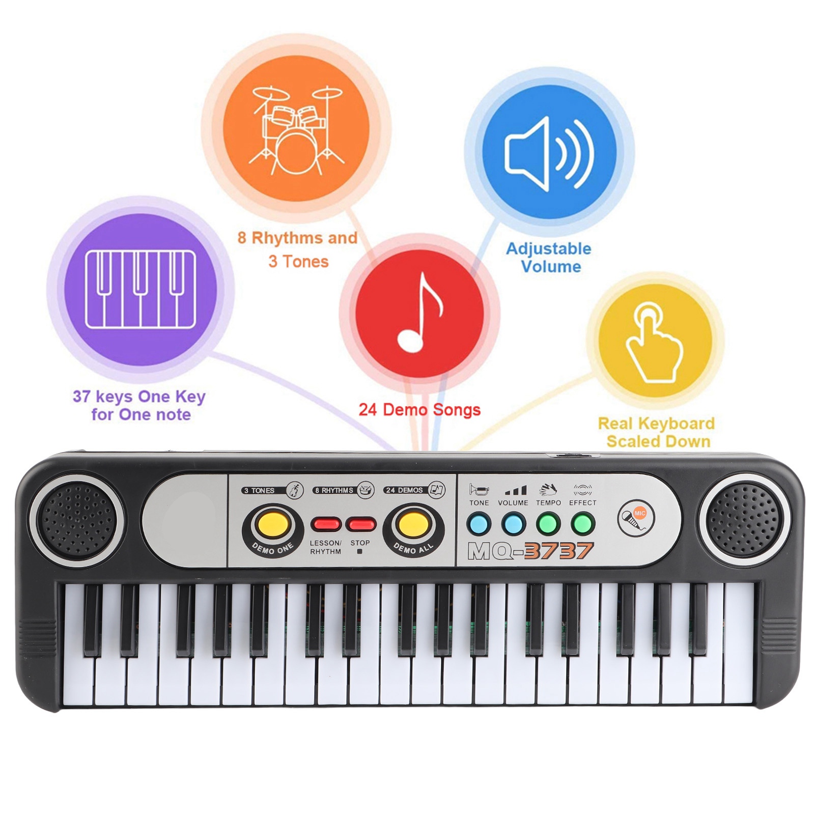 Piano Digital Eléctrico de 37  - Musical Instrument Names reseña y precio