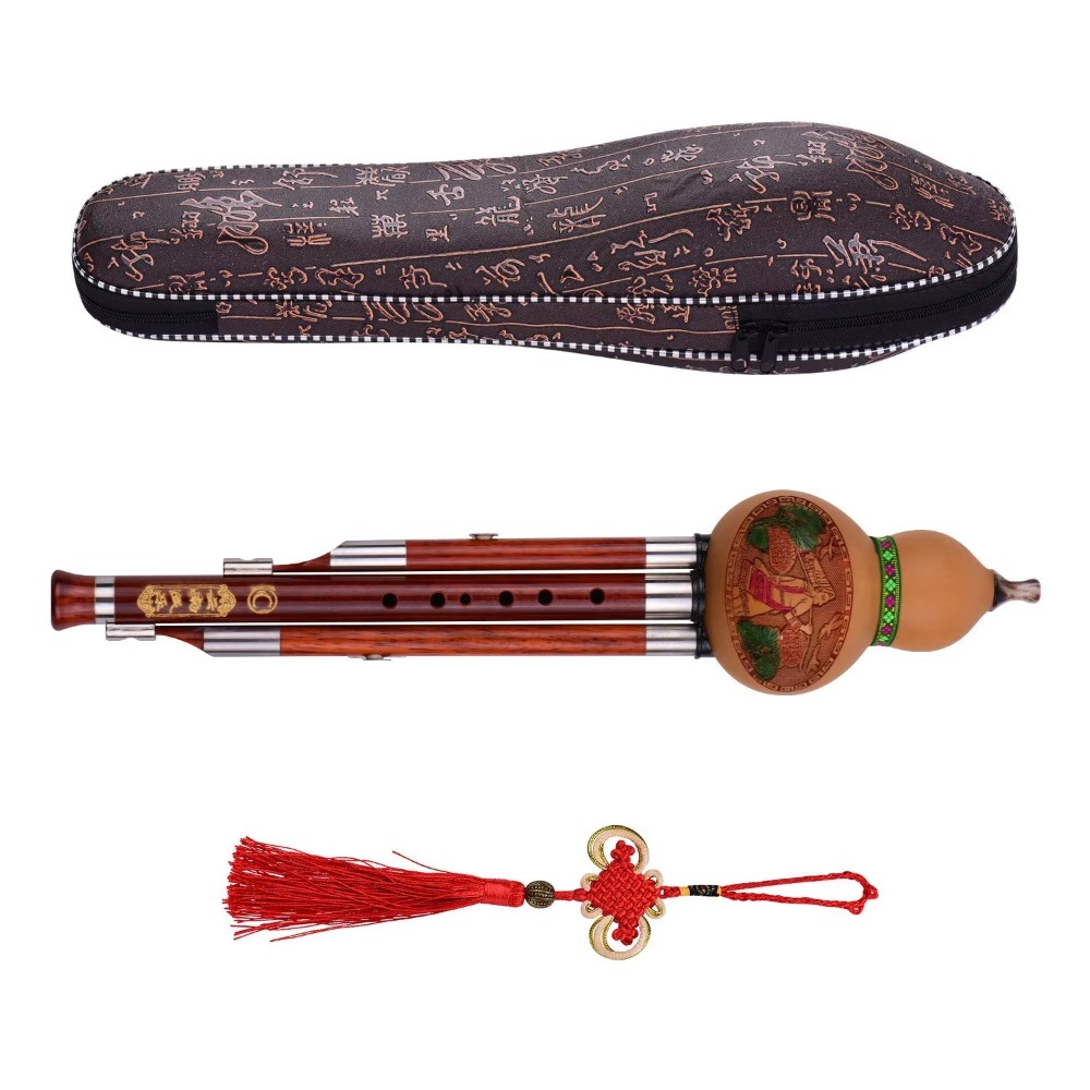 Flauta de calabaza Hulusi de 3 - A Musical Instrument With Keys reseña y precio