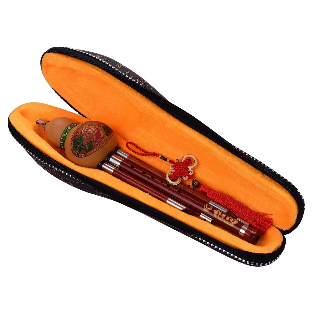 Flauta de calabaza Hulusi de 3 - A Musical Instrument With Keys reseña y precio