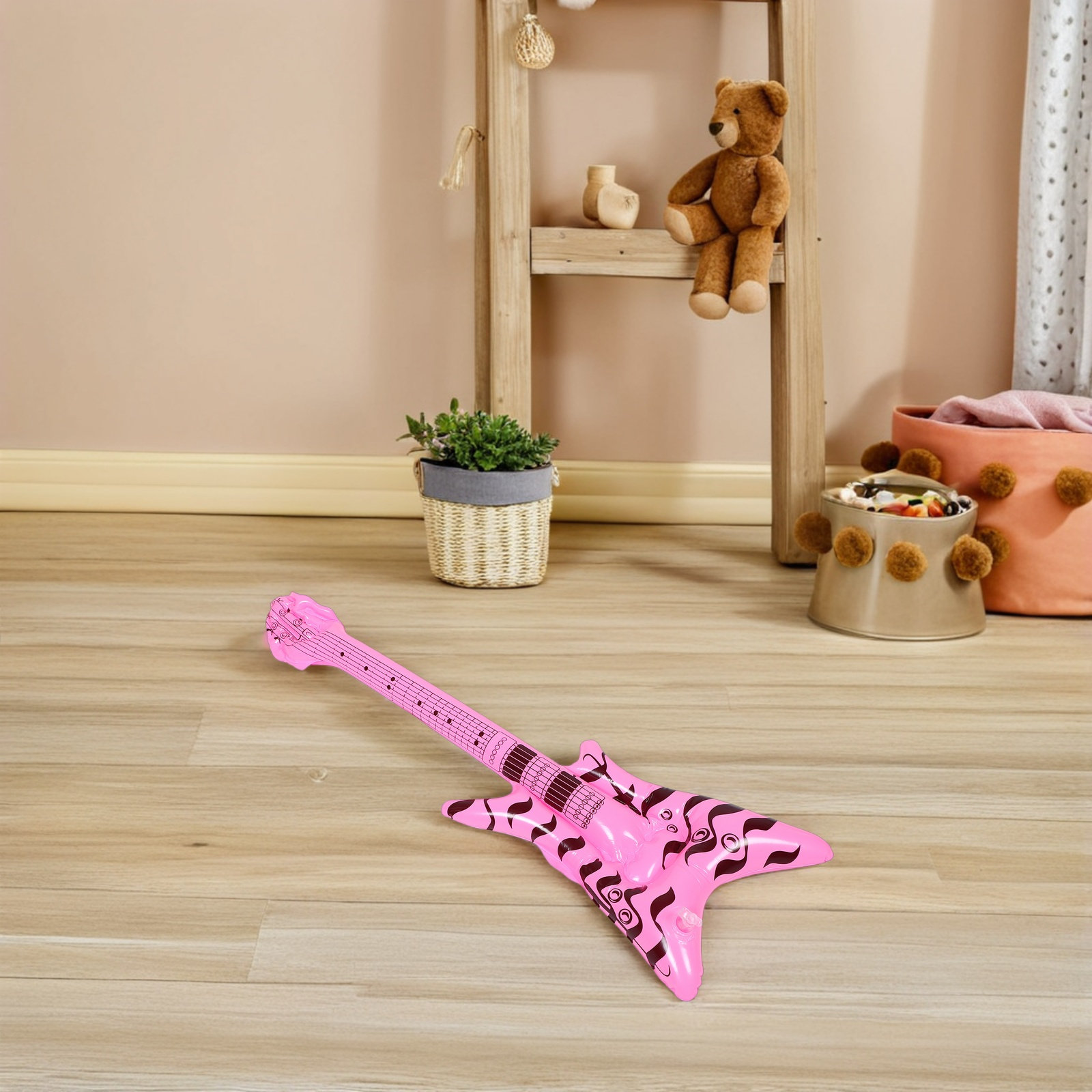 Guitarra Inflable de Rock and  - Musical Instrument You Blow Into reseña y precio