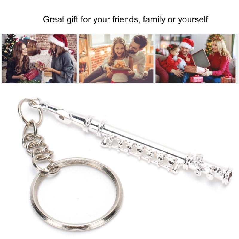Llavero de flauta, llavero de  - Musical Instrument Jewelry reseña y precio