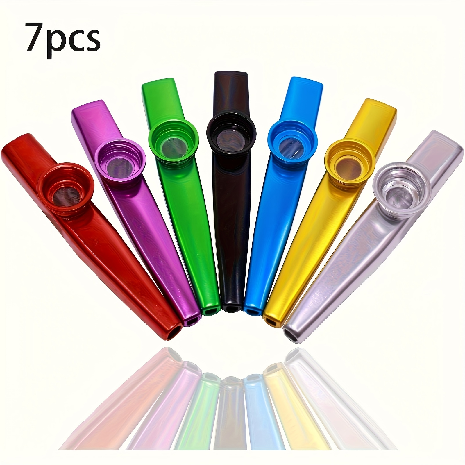 Kazoos de Metal de 7 Uds., Kaz - Musical Instrument Veena reseña y precio