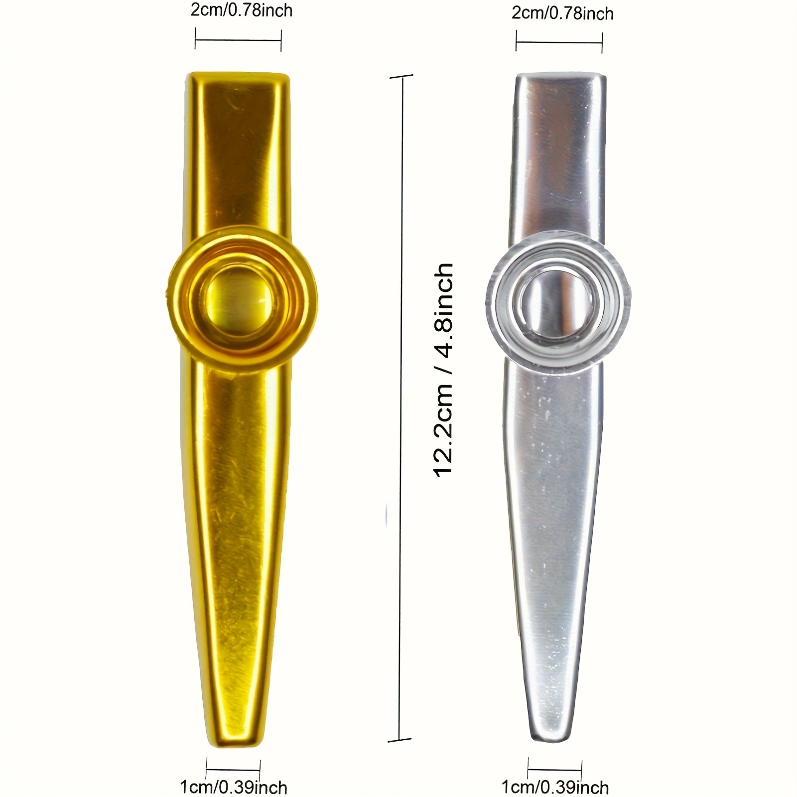 Kazoos de Metal de 7 Uds., Kaz - Musical Instrument Veena reseña y precio