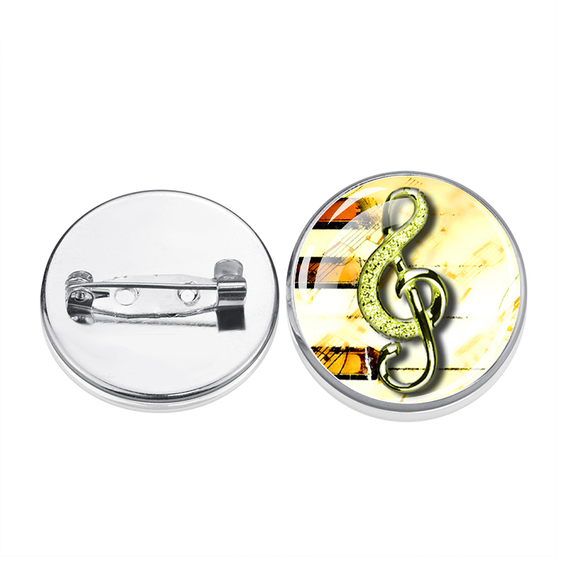 Broche de Plata con Diseño de  - Musical Instrument Jewelry reseña y precio