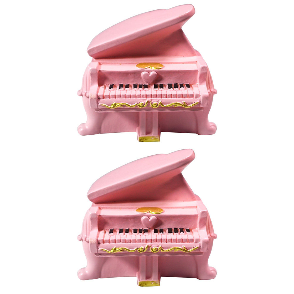 2 Piezas Mini Piano Decorativo - Musical Instrument Photo reseña y precio
