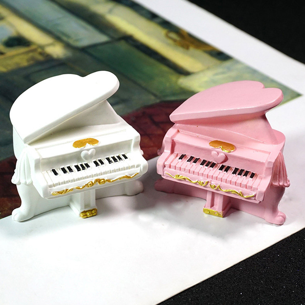 2 Piezas Mini Piano Decorativo - Musical Instrument Photo reseña y precio