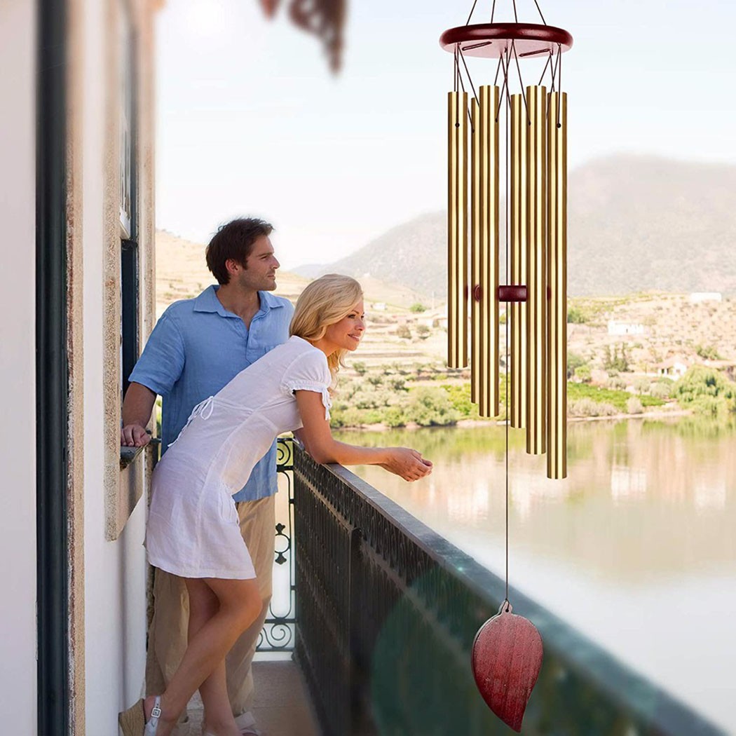 Árbol del dinero, 6 tubos, cam - Wind Chime Tubular reseña y precio