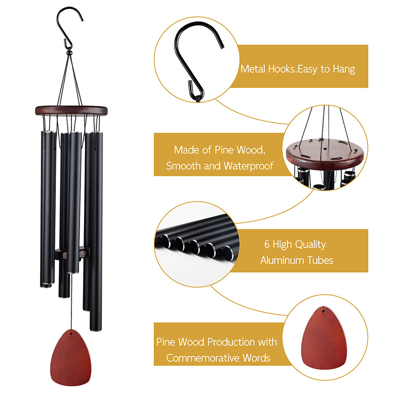 Campana de Viento de Aluminio  - Wind Chime Tubular reseña y precio