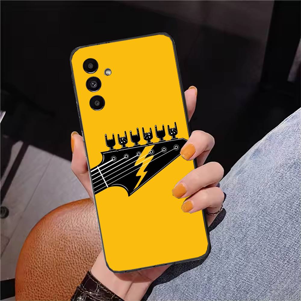 Funda minimalista para teléfon - Musical Instrument Quotes reseña y precio
