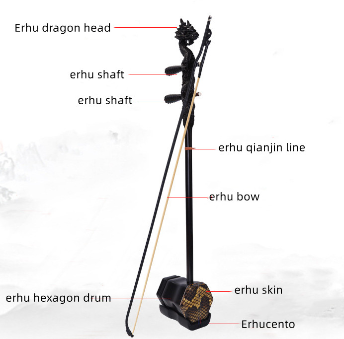 Erhu Hexagonal de Ébano de Dob - Musical Instrument Manufacturers reseña y precio