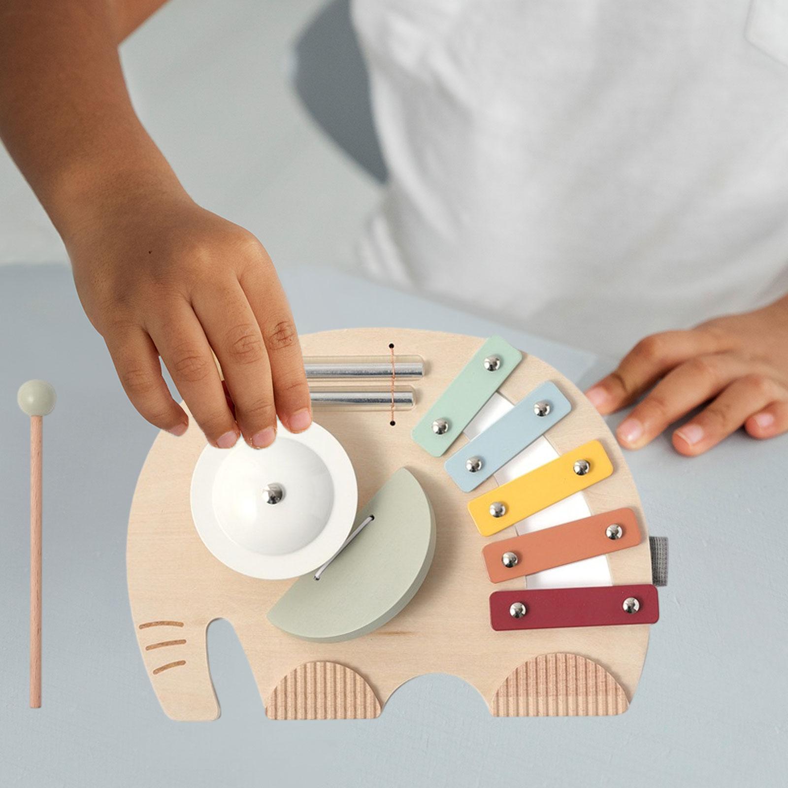 Xilófono de Madera de 5 Notas, - Musical Instrument Xylophone reseña y precio