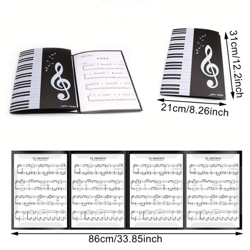 Carpeta de música expandible d - Musical Instruments List reseña y precio