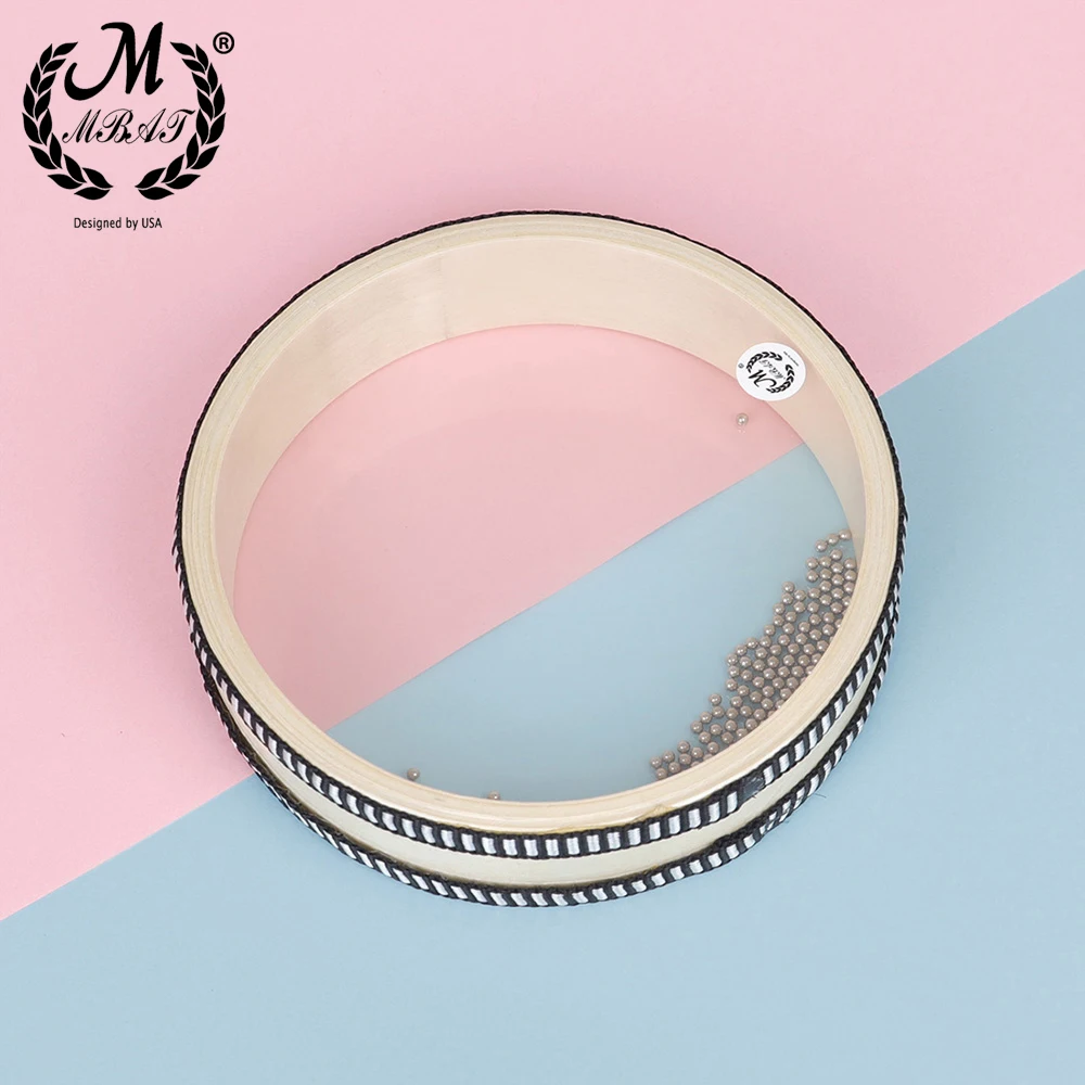 M MBAT-tambor de mano con cuen - Musical Instrument Jewelry reseña y precio