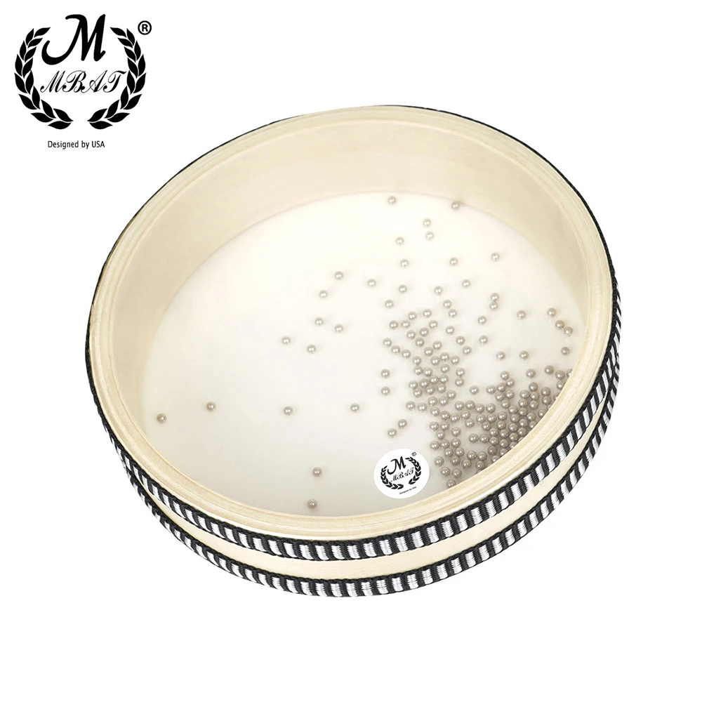 M MBAT-tambor de mano con cuen - Musical Instrument Jewelry reseña y precio