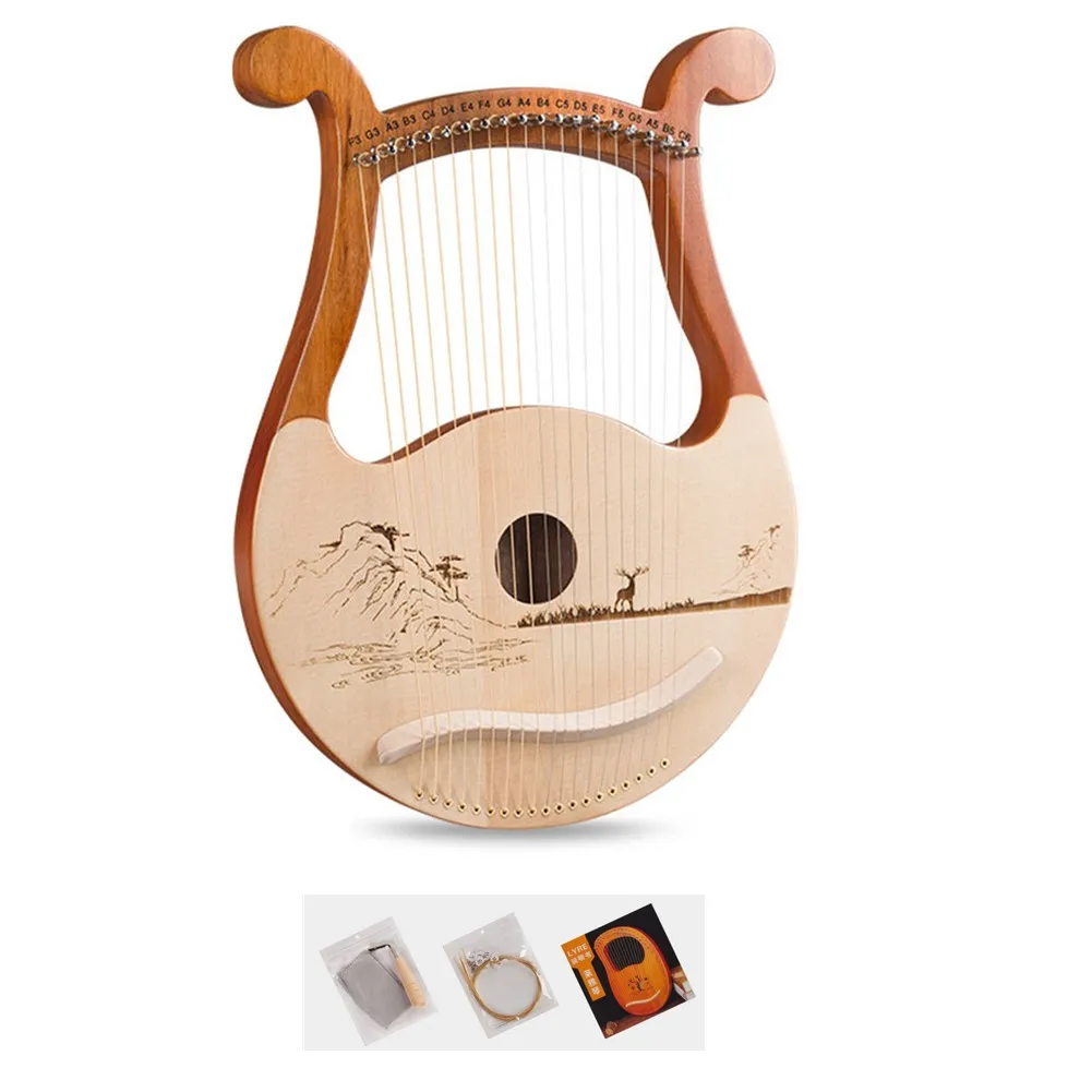 Arpa de Lira de 19 cuerdas de  - Musical Instrument Names reseña y precio