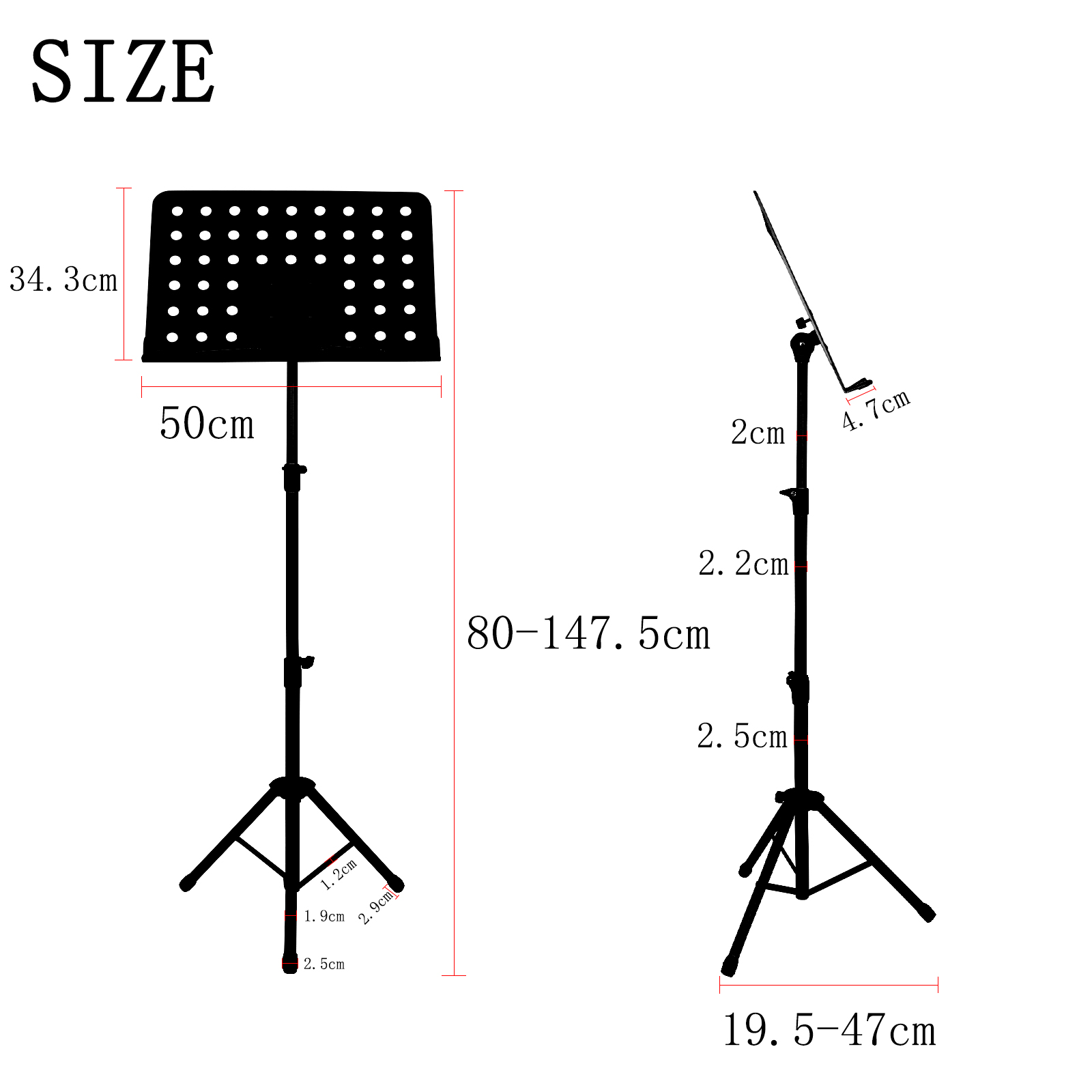Soporte de música IRIN, trípod - Musical Instruments List reseña y precio